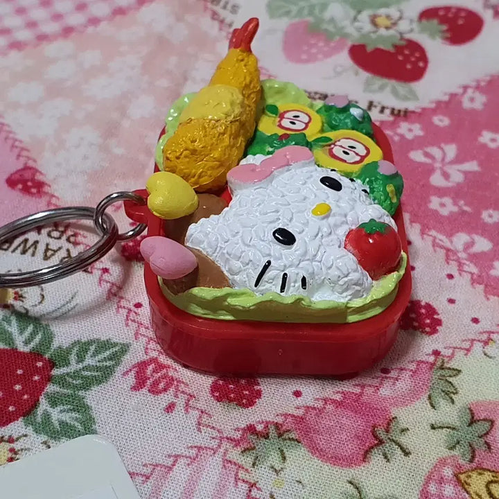 [BUNJANG] Sanrio Hello Kitty Lunch Box Keychain Strap / 산리오 헬로키티 도시락 키링 스트랩