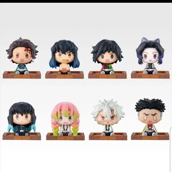 [BUNJANG] Demon Slayer Chokonose Figure Full Set / 귀멸의 칼날 제일복권 초코노코 8종 풀셋