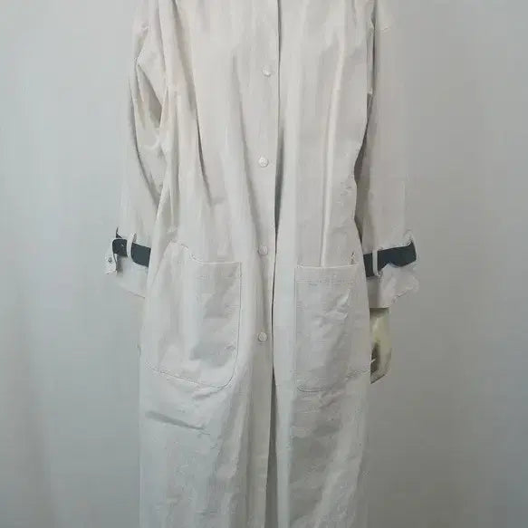 [BUNJANG] Reversible Hooded Long Coat - Ivory / 옷장정리) 리버시블 후드 롱 코트 아이보리