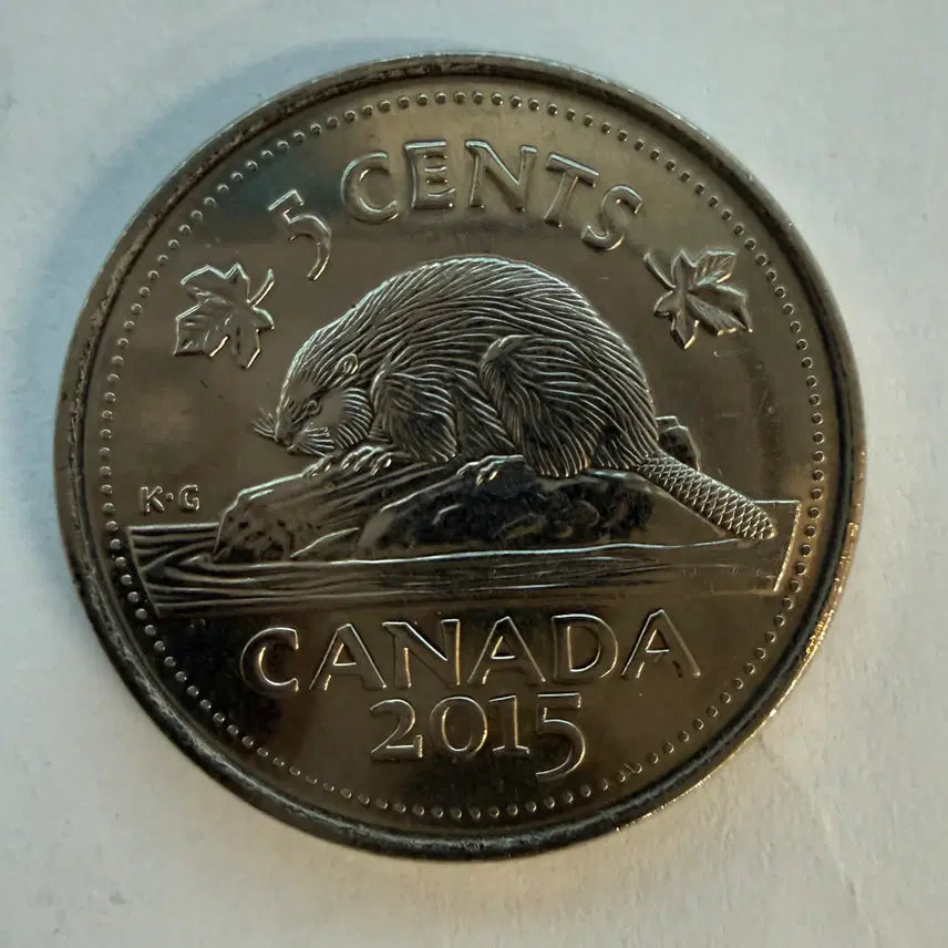 [BUNJANG] 2015 Canadian 5 Cent Coin / 2015년 캐나다 5센트 동전 S550