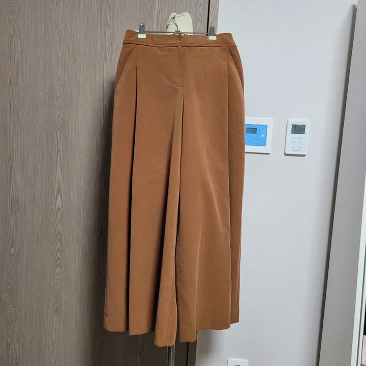 [BUNJANG] Benetton Brown Banded Wide Pants / 파격가!!   베네통  브라운 밴딩 와이드 팬츠