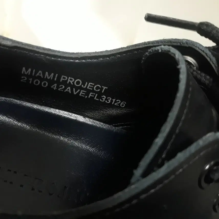 [BUNJANG] Miami Project Leather Shoes (240) / 핸드메이드 마이애미프로젝트 가죽구두 신발 (240)