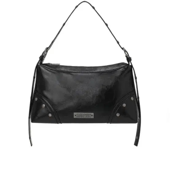 [BUNJANG] Kakipoint Stud Shoulder Bag / 카키포인트 숄더백 블랙 Stud Shoulder Bag (black)