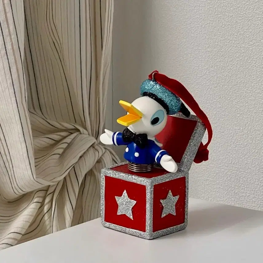 [BUNJANG] Disney Donald Duck Christmas Ornament 2008 Rare Figure Vintage Prop / 디즈니 도날드덕 크리스마스 오너먼트 2008 레어템 피규어 빈티지 소품
