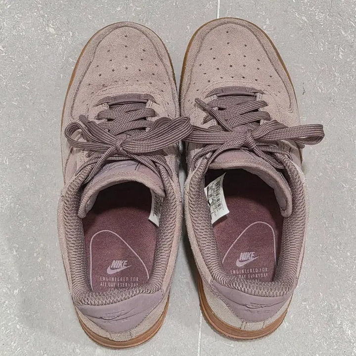 [BUNJANG] Nike Air Force 1 Low Smoky Mauve Suede / 나이키 에어포스1핑크 스웨이드 스모키 모브 235-240