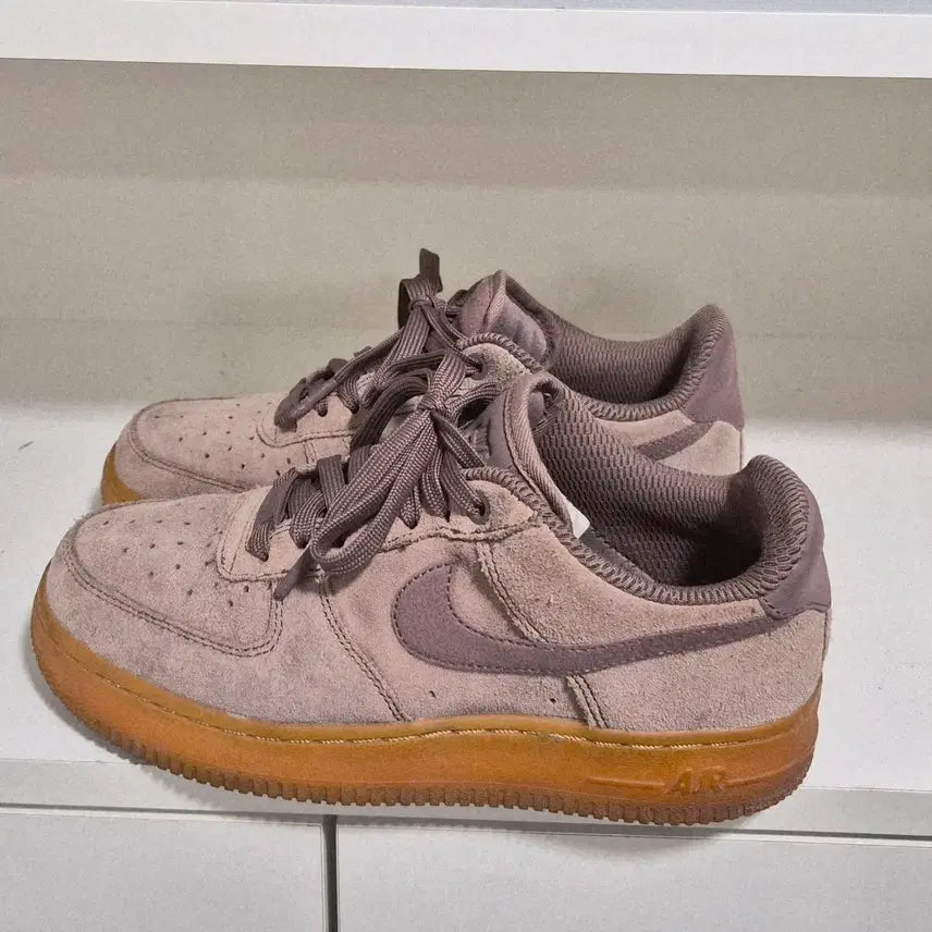 [BUNJANG] Nike Air Force 1 Low Smoky Mauve Suede / 나이키 에어포스1핑크 스웨이드 스모키 모브 235-240
