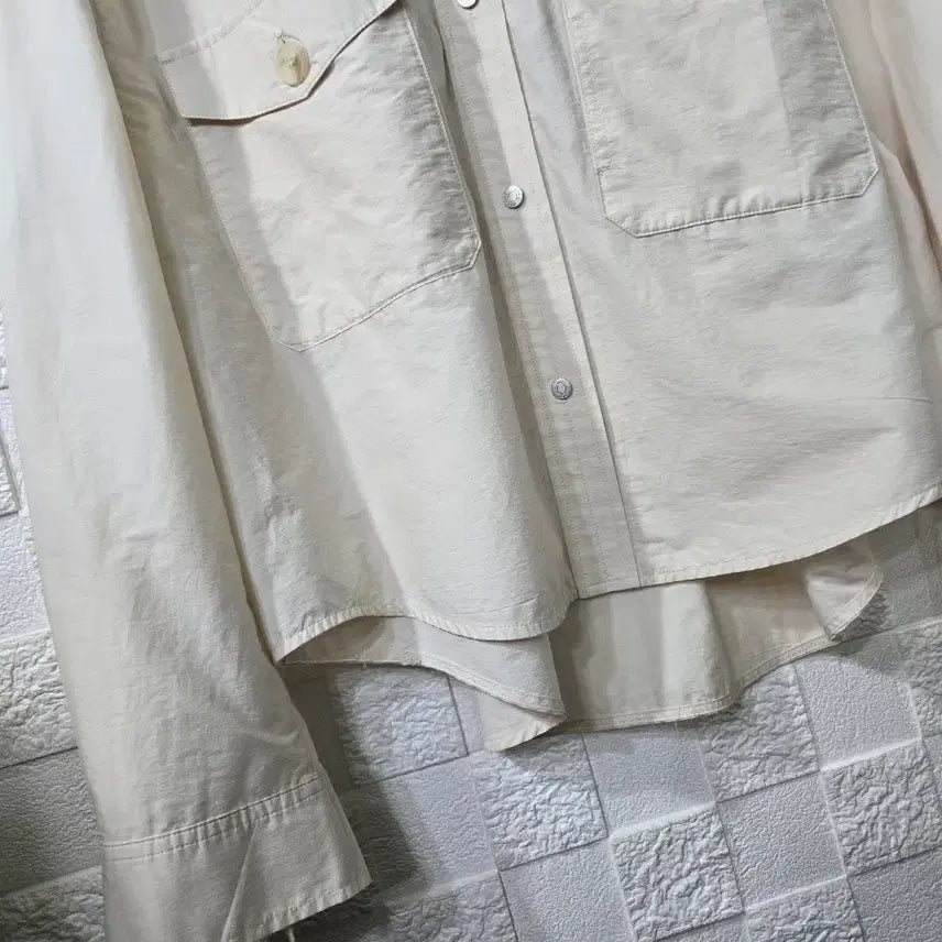 [BUNJANG] System Oversized Spring Jacket / 시스템 오버핏 바스락 21년 셔츠형자켓  상태굿