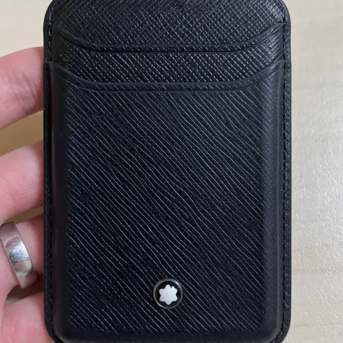 [BUNJANG] Montblanc Sartorial MagSafe Card Wallet Black / 몽블랑 사토리얼 맥세이프 카드지갑 블랙