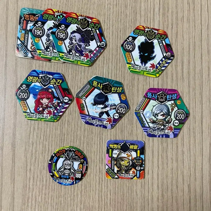 [BUNJANG] MapleStory & Pokemon Card Bundle (600) / 메이플스토리,포켓몬 딱지 600장