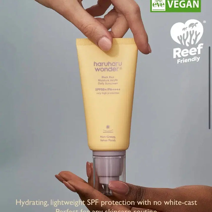 [BUNJANG] Haruharu WONDER Black Rice Moisture Airyfit Daily Sunscreen 50ml / 하루하루원더 블랙라이스 모이스처 에어리핏 데일리 선스크린 50ml