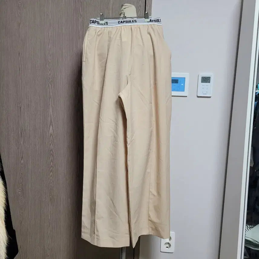 [BUNJANG] Studio Tomboy Beige Banded Wide Pants / 스튜디오톰보이 베이지 밴딩 와이드 팬츠 free
