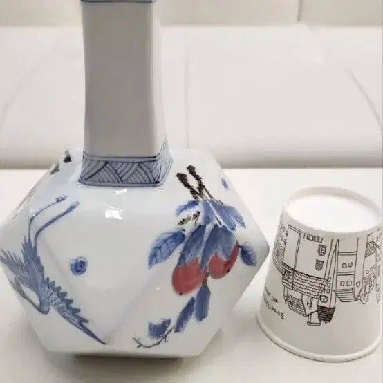 [BUNJANG] Seokdam Ceramic 12-Sided Wine Bottle / 석담도예 십이각주병
