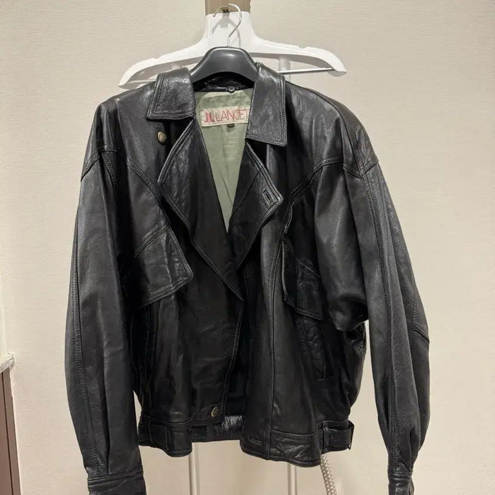 [BUNJANG] Lancetti Men's Lambskin Leather Jacket / 란체티 남성 양가죽 자켓