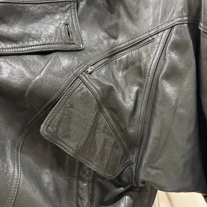 [BUNJANG] Lancetti Men's Lambskin Leather Jacket / 란체티 남성 양가죽 자켓