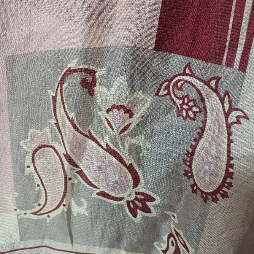 [BUNJANG] Daks Paisley Silk Scarf / 닥스 실크 스카프 페이즐리 패턴 170*52