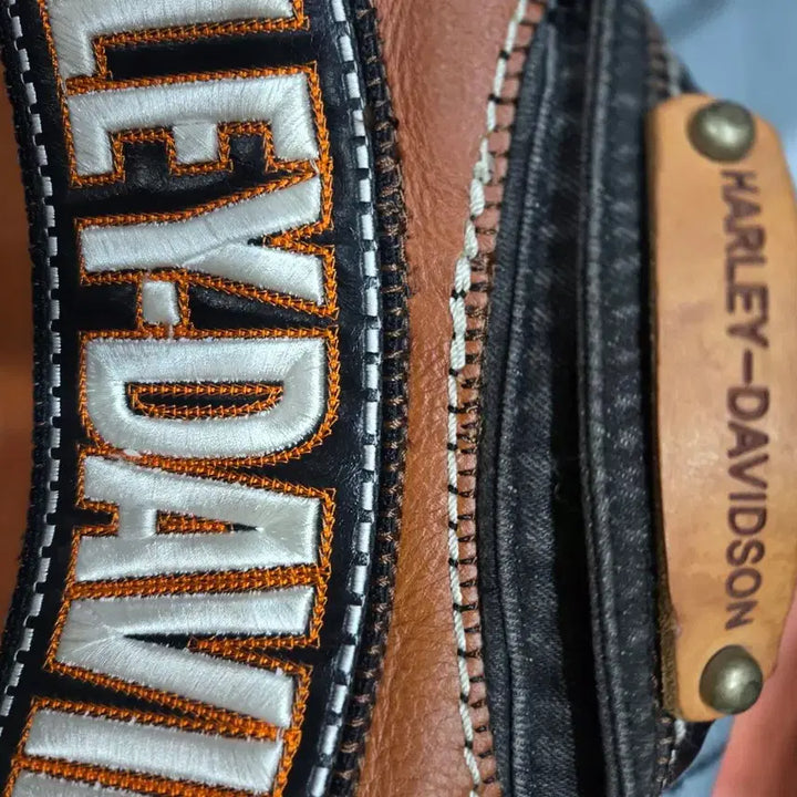 [BUNJANG] Harley-Davidson Denim Biker Vest / 할리데이비슨 데님 바이커 베스트 조끼