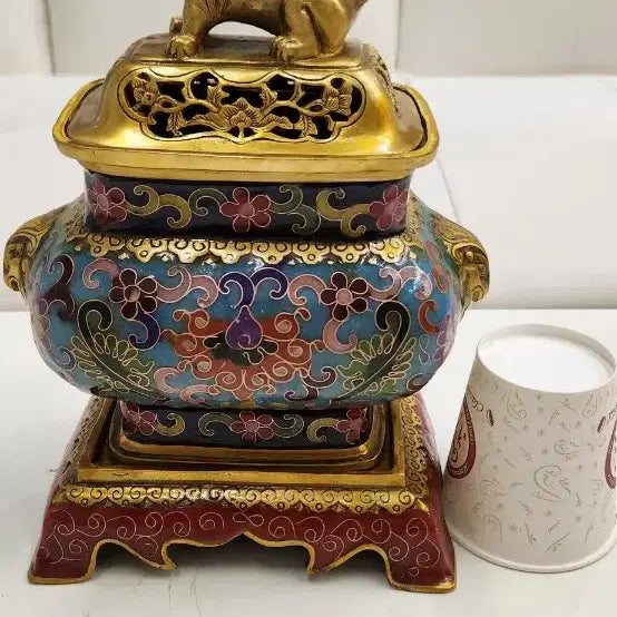 [BUNJANG] Dongtae Cloisonne Incense Burner / 동태법랑 향로