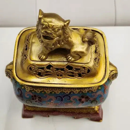 [BUNJANG] Dongtae Cloisonne Incense Burner / 동태법랑 향로