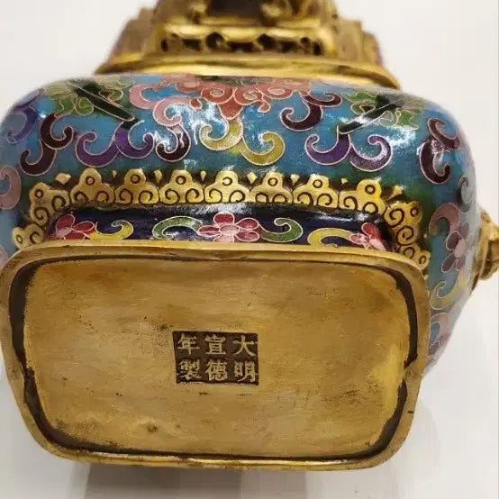 [BUNJANG] Dongtae Cloisonne Incense Burner / 동태법랑 향로