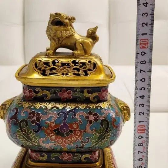 [BUNJANG] Dongtae Cloisonne Incense Burner / 동태법랑 향로