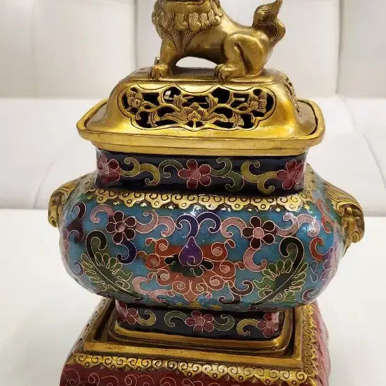 [BUNJANG] Dongtae Cloisonne Incense Burner / 동태법랑 향로
