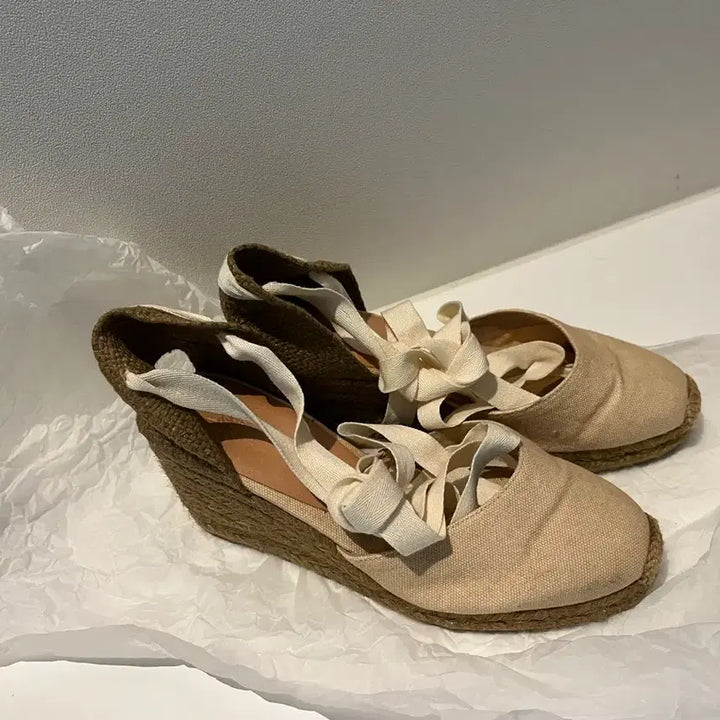 [BUNJANG] Castaner Espadrille Wedge Heel Sandals / 정품 카스타네르 웨지힐 에스파드류 발레리나 샌들
