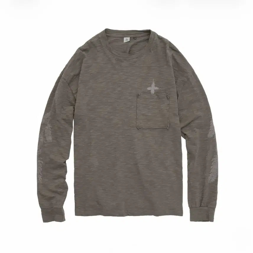 [BUNJANG] Polytelu 1011 Feather Long Sleeve Brown / [3] 폴리테루 1011 페더 롱 슬리브 브라운