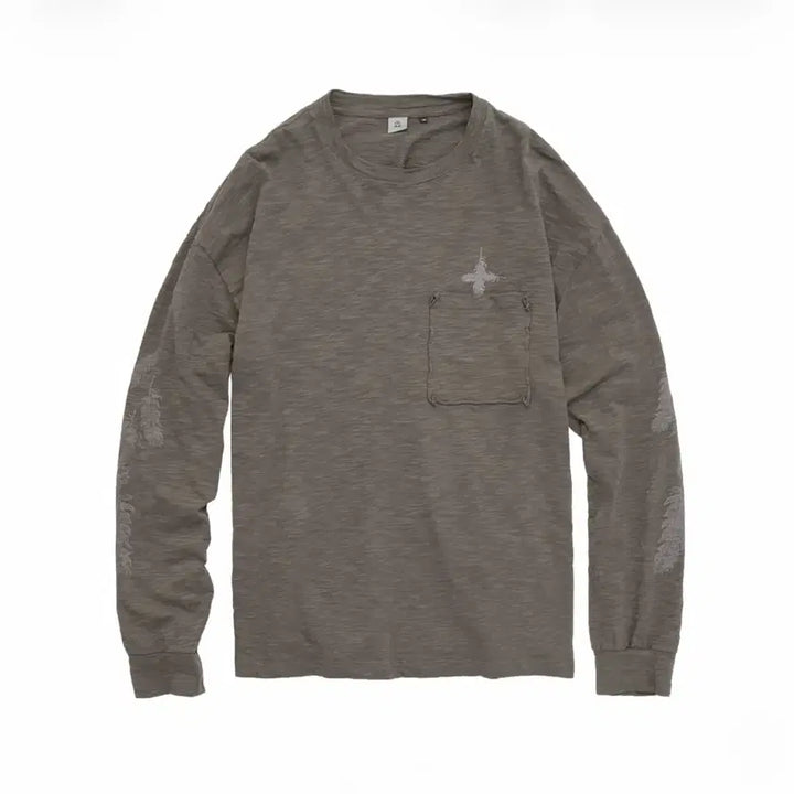 [BUNJANG] Polytelu 1011 Feather Long Sleeve Brown / [3] 폴리테루 1011 페더 롱 슬리브 브라운