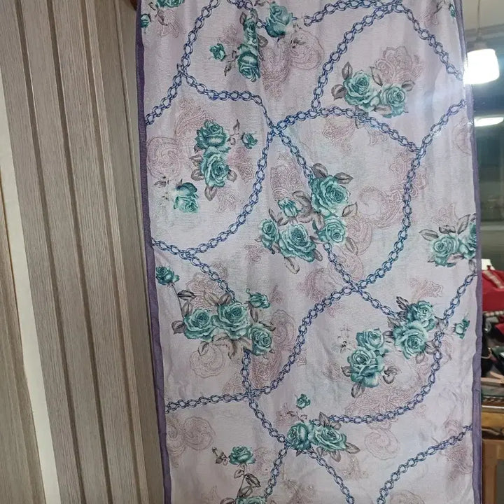 [BUNJANG] Daks Floral Silk Scarf / 닥스꽃무늬 스카프실크