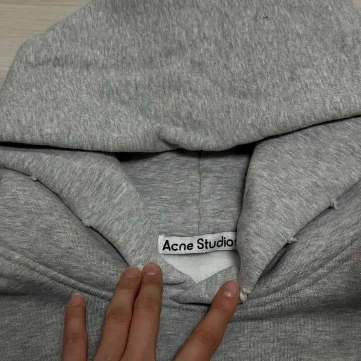 [BUNJANG] Acne Studios Gray Hoodie / 아크네 스튜디오 그레이 후드티