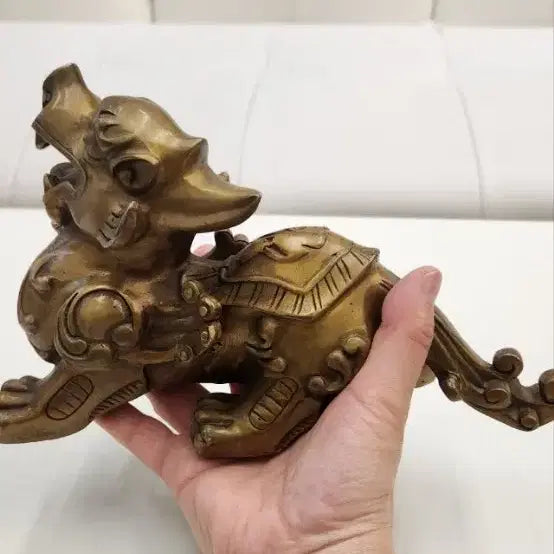 [BUNJANG] Haetae Bronze Statue Pair / 해태 동브론즈