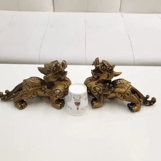 [BUNJANG] Haetae Bronze Statue Pair / 해태 동브론즈