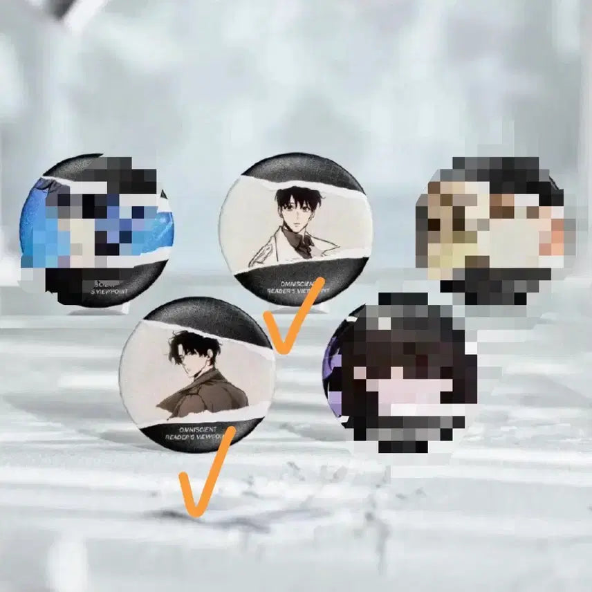 [BUNJANG] Omniscient Reader's Viewpoint Shanghai Popup Bundle Set Can Badge / 전독시 상하이 팝업 특전 캔뱃지 일괄