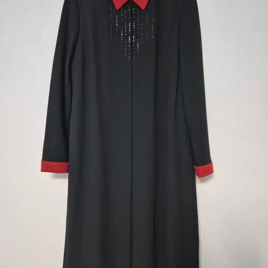 [BUNJANG] Lee Heon Young Chiffon Dress / 이헌영 핫픽스장식 쉬폰 겹 다이마루원피스 77