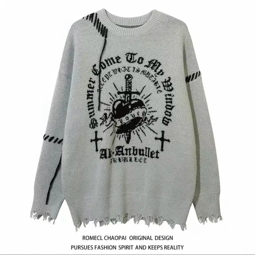 [BUNJANG] Unisex Knit Dress / 지뢰계 중성계 니트