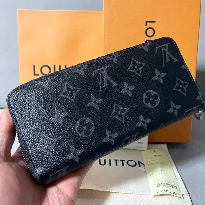[BUNJANG] Louis Vuitton Eclipse Zippy Wallet / [새상품급] 루이비통 이클립스 지퍼 장지갑