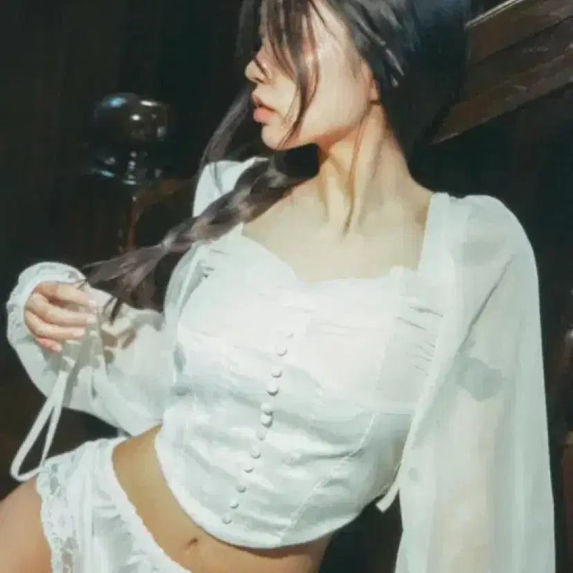 [BUNJANG] Swim City Twilight Blouse / 스윔시티 트와일라잇 블라우스