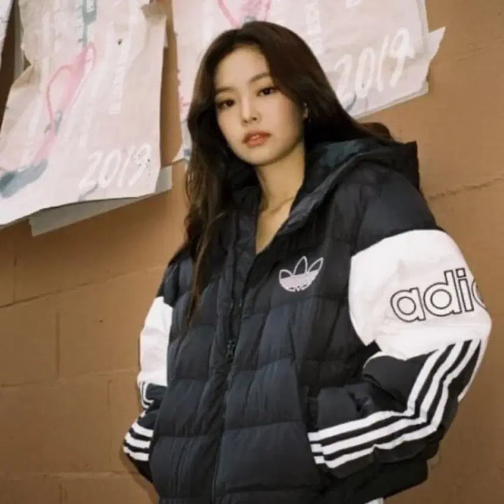 [BUNJANG] Adidas Jennie Crop Puffer Down Jacket / 마지막가격 내림 S판매) 아디다스 제니 패딩 크롭 숏패딩 푸퍼 다운 자켓