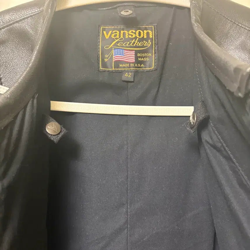 [BUNJANG] Vanson Leathers Bones Leather Jacket / [42] Vanson leathers 본즈 레더 자켓