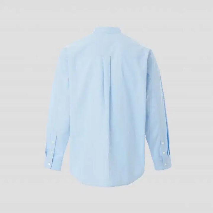 [BUNJANG] RECTO Fabio China Collar Shirt Sky Blue / [M]렉토 파비오 차이나 카라 셔츠 스카이블루