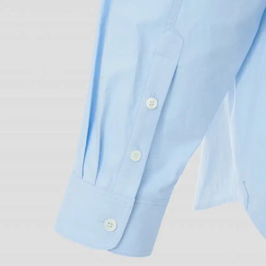 [BUNJANG] RECTO Fabio China Collar Shirt Sky Blue / [M]렉토 파비오 차이나 카라 셔츠 스카이블루
