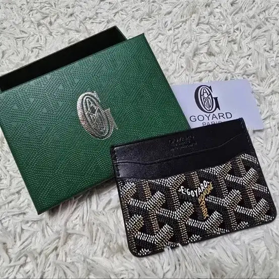 [BUNJANG] Goyard Card Wallet - Black / 고야드 카드지갑 블랙