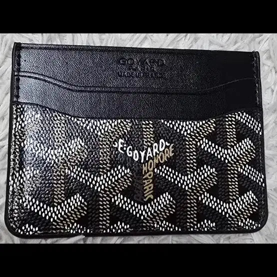 [BUNJANG] Goyard Card Wallet - Black / 고야드 카드지갑 블랙