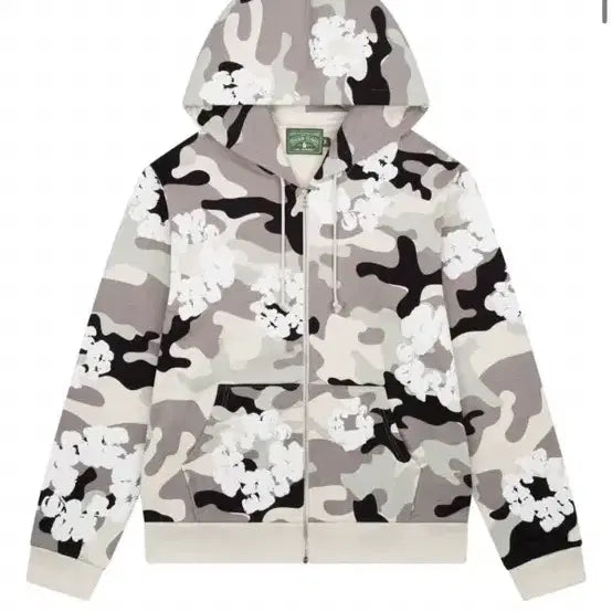 [BUNJANG] Denim Tears Snow Camo Hoodie Zip-up (M) / 데님티어스 스노우 카모 후드집업 m