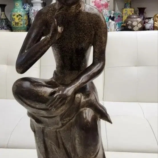 [BUNJANG] Bronze Standing Maitreya Buddha Statue / 청동 반가사유상 불상