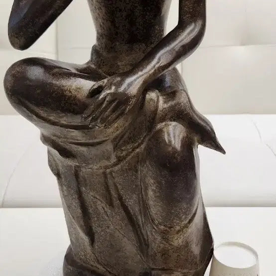 [BUNJANG] Bronze Standing Maitreya Buddha Statue / 청동 반가사유상 불상