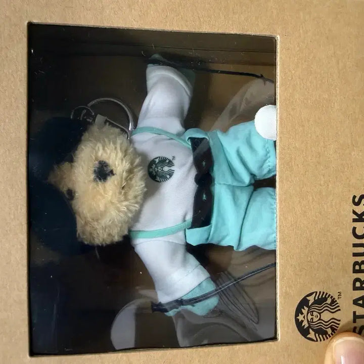 [BUNJANG] Starbucks Ski Bearista Keyring / 스타벅스 스키 베어리스타 인형 키링