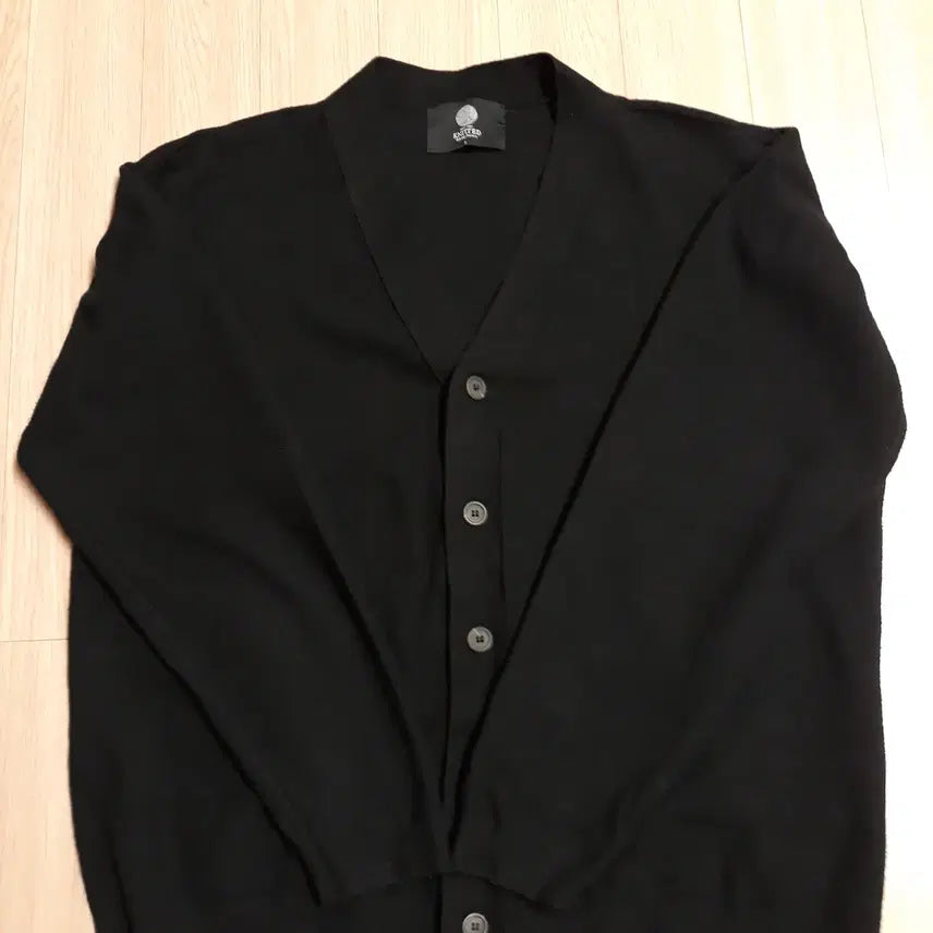 [BUNJANG] K NITTED Viscose Blend Knit Cardigan (L) / 니트 가디건 블랙 (L)