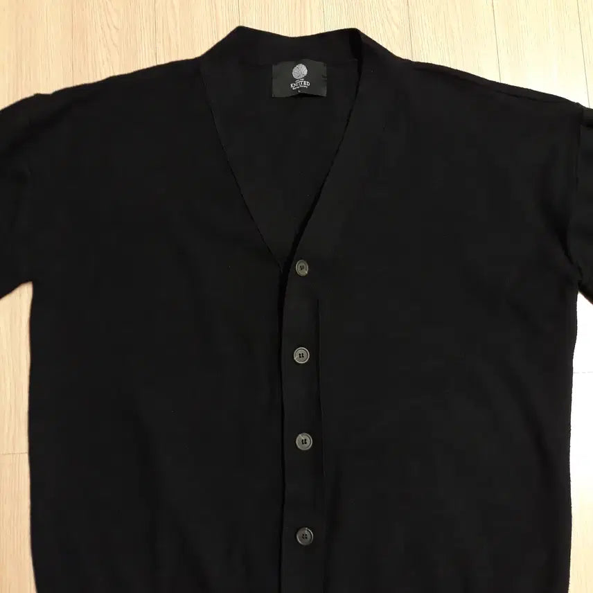 [BUNJANG] K NITTED Viscose Blend Knit Cardigan (L) / 니트 가디건 블랙 (L)