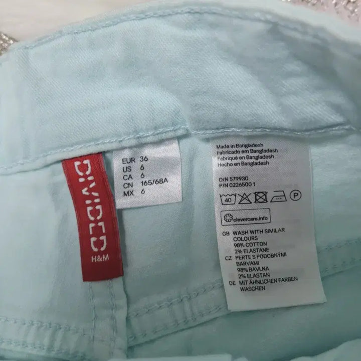 [BUNJANG] Mint Roll-Up Denim Shorts / 민트반바지 롤업 숏팬츠